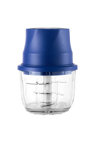 Reedark Elektrikli Sarımsak搅拌机 - 350ml Cam Kabuk, 6 Blatlı Bıçaklı, Mavi, Profesyonel Mutfak Aleti Diğer