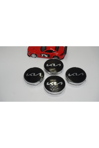 Kia Yeni Nesil Logo Jant Göbeği Kapak Seti  60mm
