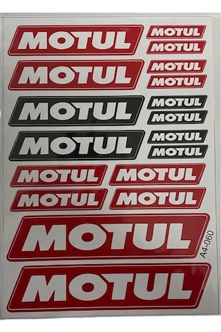 A4 18 Parça Sticker Çok Renkli