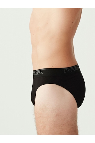 U.S. Polo Assn. U.s Polo Assn. 90003 Erkek Battal 3'lü Slip Külot-siyah Siyah