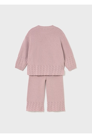 Mayoral Pembe Kız Bebek Triko Takım 2592 Pembe
