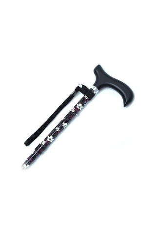 Mf606 Katlanır Baston B044-8361-bordo Çiçekli - Standart
