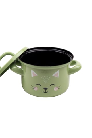 Little Cat Emaye 12cm Bebek Tenceresi 850 Ml