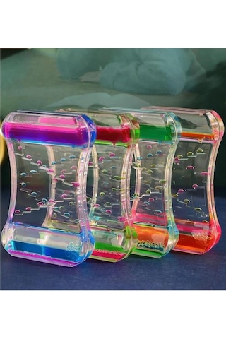 Hediyelik Sıvı Kum Saati Masa Dekoru 1 Adet