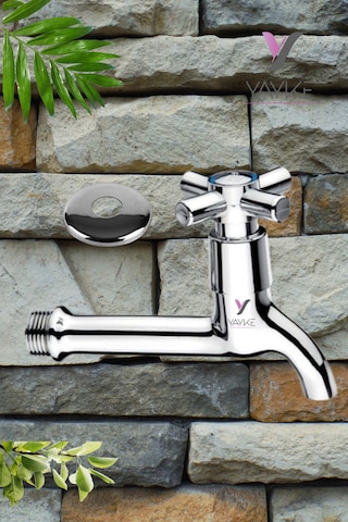 Yayke Uzun Pirinç Lavabo Musluğu Krom
