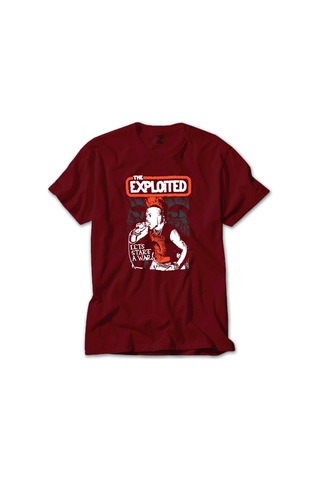 The Exploited On Stage Yeşil Tişört