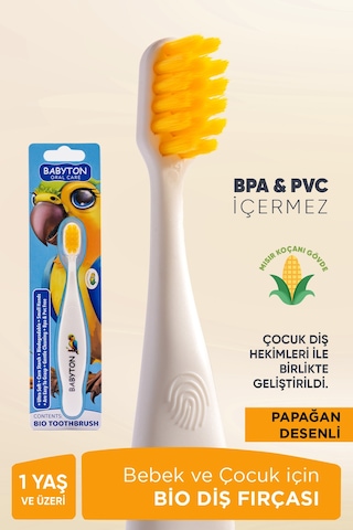Babyton Bio Papağan Çocuk Diş Fırçası