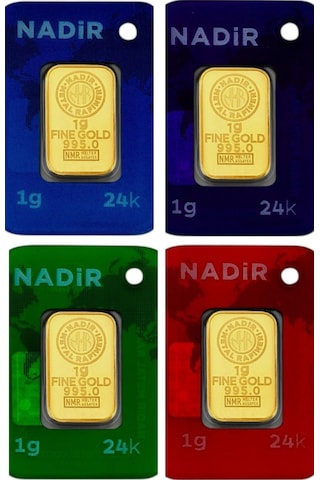 Tuğrul Kuyumculuk 1 Gram 24 Ayar Altın 4 Adet