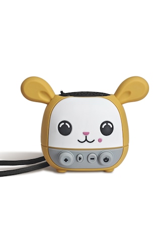 Karikatür Minion Dış Mekan Su Geçirmez Kullanışlı Hoparlör-beyaz