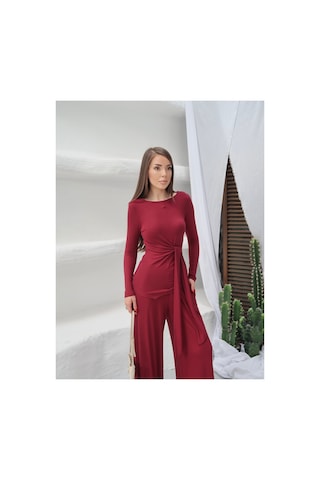 Paw Garage Kadın Yumi Bağlama Detaylı Takım Bordo