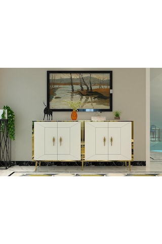 Arnoct Kb150 Konsol Beyaz-altın