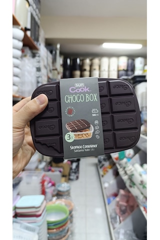 Saklama Kabı 3'lü Mükemmel Kullanım Sunar Kahverengikapak-şeffafkabı