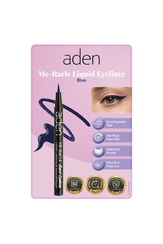 Aden Me-racle Liquid Eyeliner - Likit Eyeliner 03 Blue Mavi Diğer