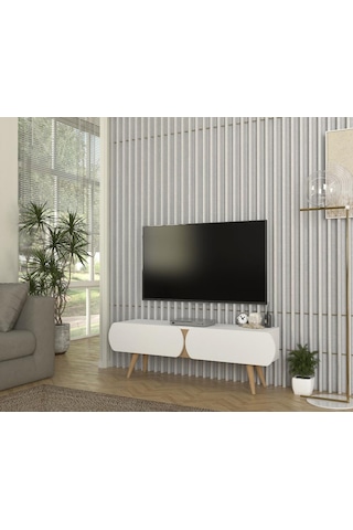 Elody Tv Ünitesi 120 Cm Beyaz - Sepet Diğer