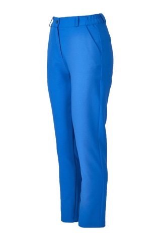 Ysatis Minimalist Kadın Pantolon - Yüksek Bel Düz Kesim Günlük & İş Saks