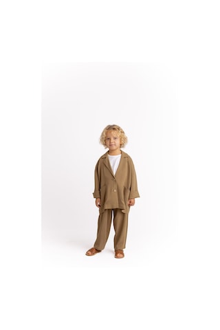Oliven The Kid Unisex Keten Blazer Ceket Caramel Caramel