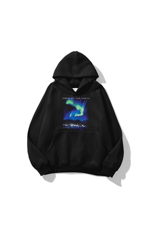 Hırsch Unisex Paris Sweatshirt Siyah SIYAH
