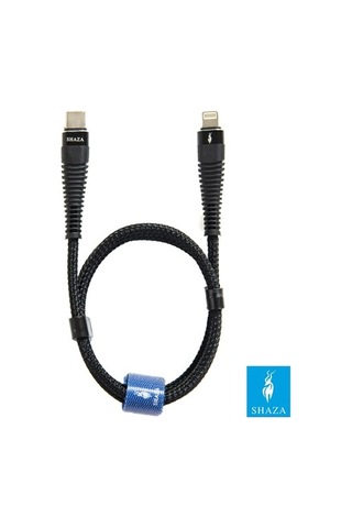 Shaza iOS Uyumlu İphone Lightning To Type-C Pd 5A 100W Örgülü