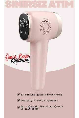 Sınırsız Atım Ipl Lazer Epilasyon Cihazı Ağrısız Tüy Alma, Yüz&vücut Kullanım, Ömür Boyu Kullanım