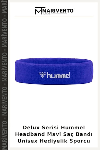 Delux Serisi Hummel Headband Mavi Saç Bandı Unisex Hediyelik Sporcu Çok Renkli
