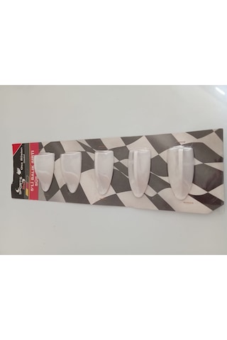 Shoestanbul 5Li Balık Sırtı Anten Beyaz Balina Anten Mini Süs Anten