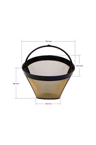 Filtre Kahve Makineleri İçin Yıkanabilir Gold