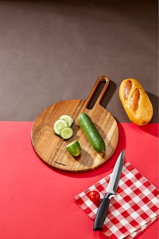 Cooker Lüx 40x28 Cm Akasya Ağacı Kesme Tahtası Kahverengi