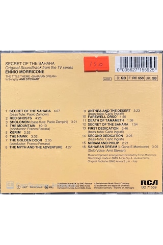 Secret Of The Sahara Soundtrack Cd
