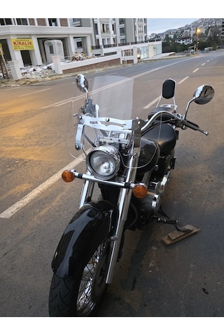 Motocam Honda Shadow 750 Ön Cam 1999-2010 Model 45cm Şeffaf Renkli 4mm Aparatsız