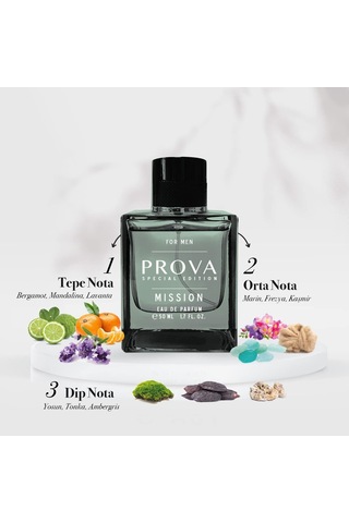 Prova Special Edition Mission Aromatik Odunsu Koku Edp Erkek Parfümü 50 Ml Amber