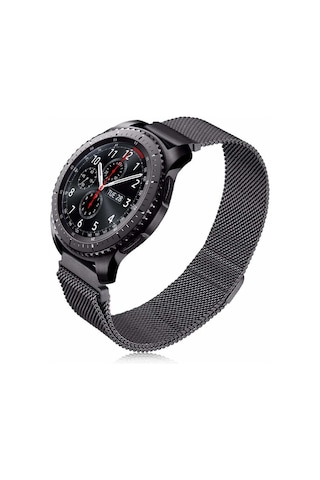 Gear S3 22mm Uyumlu Krd-12 Metal Zore Kordon
