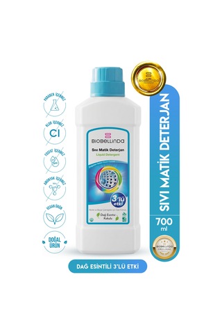 Doğal Ultra Yoğun 3 Etkili Sıvı Matik Deterjan 700 Ml