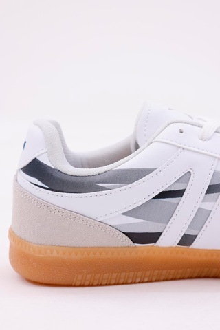Dijital Baskı Unisex Beyaz-füme Sneaker Ayakkabı Beyaz-füme