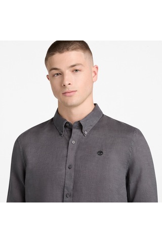 Timberland Mill Brook Linen Shirt Erkek Gömlek-33632 Siyah