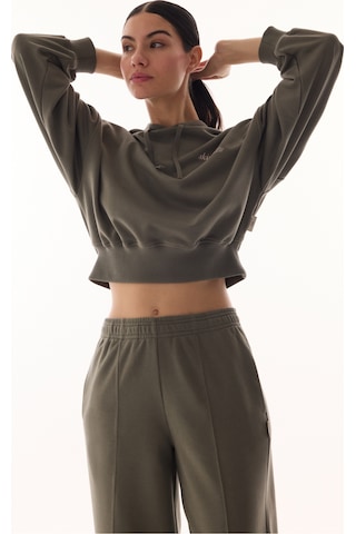 Penti Haki Kapüşonlu Crop Sweatshirt