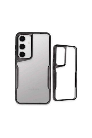 Samsung Galaxy A55 5g Kılıf Boyi Silikon Kapak - Siyah