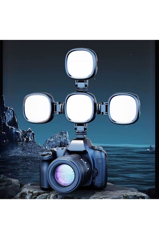 Selfie Işığı Tripod Işık 100 Ledli 3200k-6500k 5.5w Led Işık Rgb Kamera Telefon Uvinersal