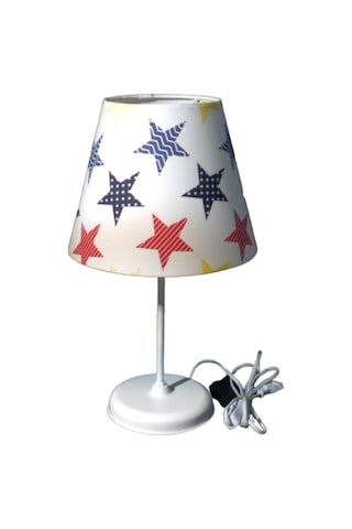 Yıldız Kumaş Kaplama Kız Erkek Çocuk Odası Genç Odası Abajur