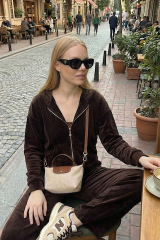 Lela Kadın Takım 6830097 Kahve Kahve