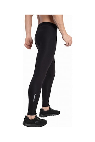 Crozwise Erkek Siyah Spor Uzun Tayt - 3187 Siyah