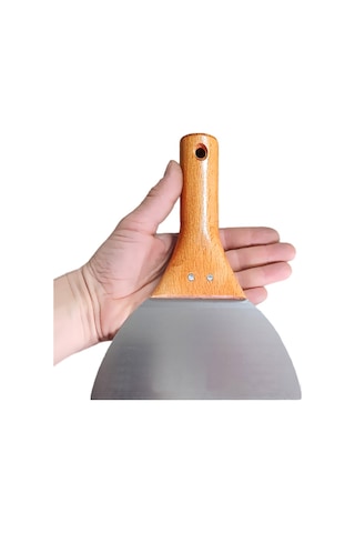 Paslanmaz Çelik Ispatula 18cm Restoran Mutfak Gıda Aşcı Pasta Hamur Tava Spatulası