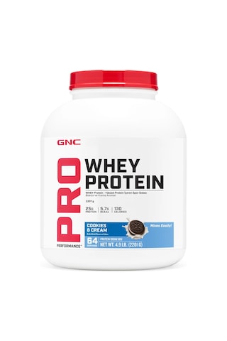 Gnc Pro Whey Protein 2201 G 64 Servis - Bisküvi Ve Krema Aromalı