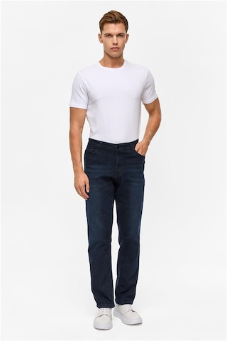 Süvari Mavi Regular Denim Pantolon Mavi