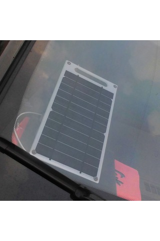 Hfambition 7.8w Usb 2.0 Dış Mekan Güneş Paneli - Ip65 Su Geçirmez, Tek Kristal Silikon, 5v 1000ma Çıkış