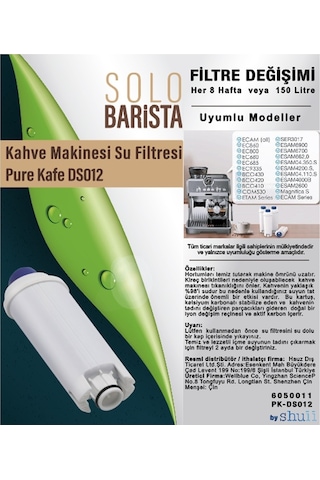Delonghi Kahve Makinası Kireç Önleyici Su Arıtma Filtresi 10 Adet 10 Adet