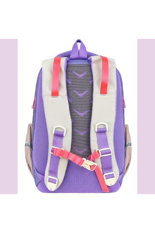 Ortopedik Ultra Lüx Büyük Boy 45 30 20 Cm Su Geçirmez Laptop Bölmeli Sırt Çantası Mor
