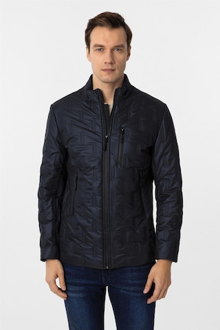 Süvari Lacivert Slim Kapitone Mont-34894 Lacivert