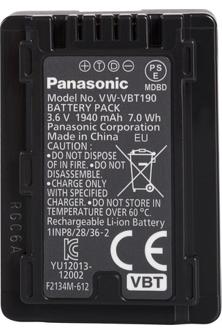 Panasonıc Vw-Vbt190 Batarya