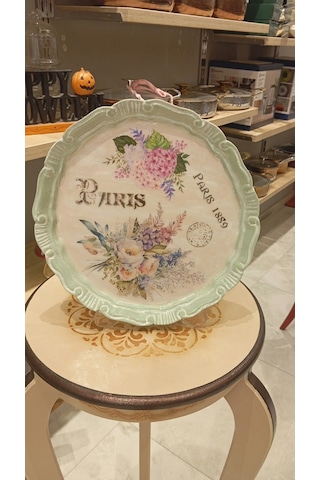 El Boyama Ahşap Obje Çapı 28cm 21704962