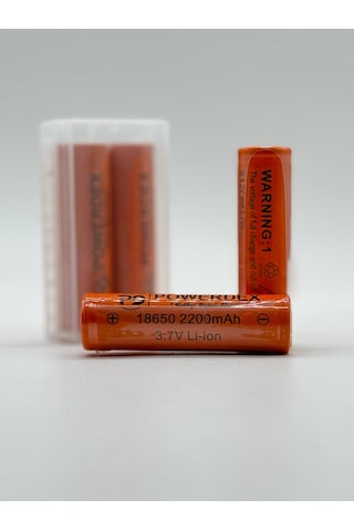 Powerdex 18650 3.7V 2200 mAh Şarj Edilebilir Li-ion Pil